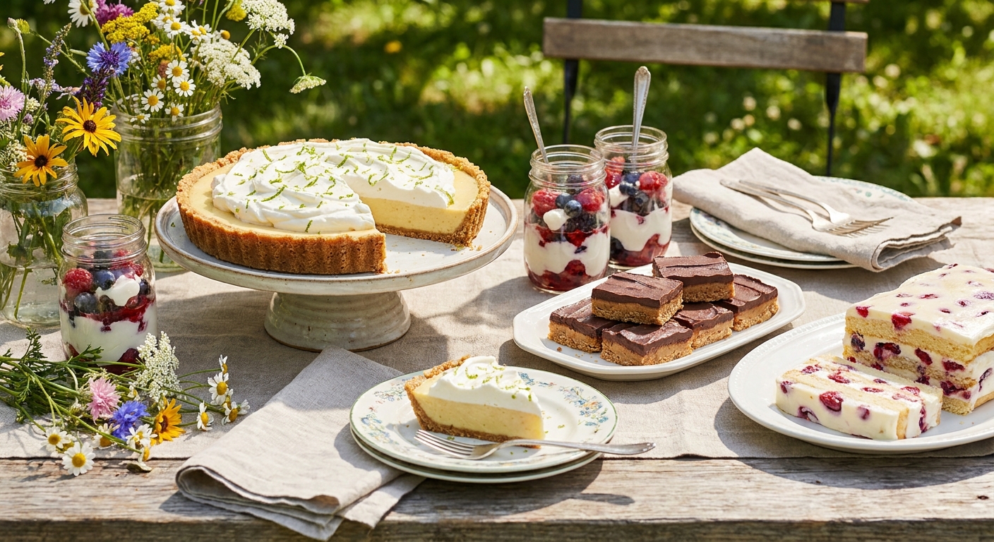 Easy No-Bake Desserts for Hot Summer Days