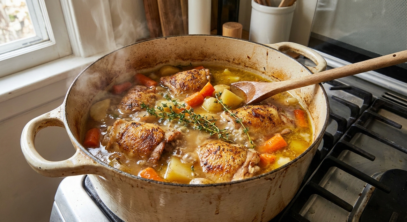 Ina Garten-Style Rustic Chicken Stew
