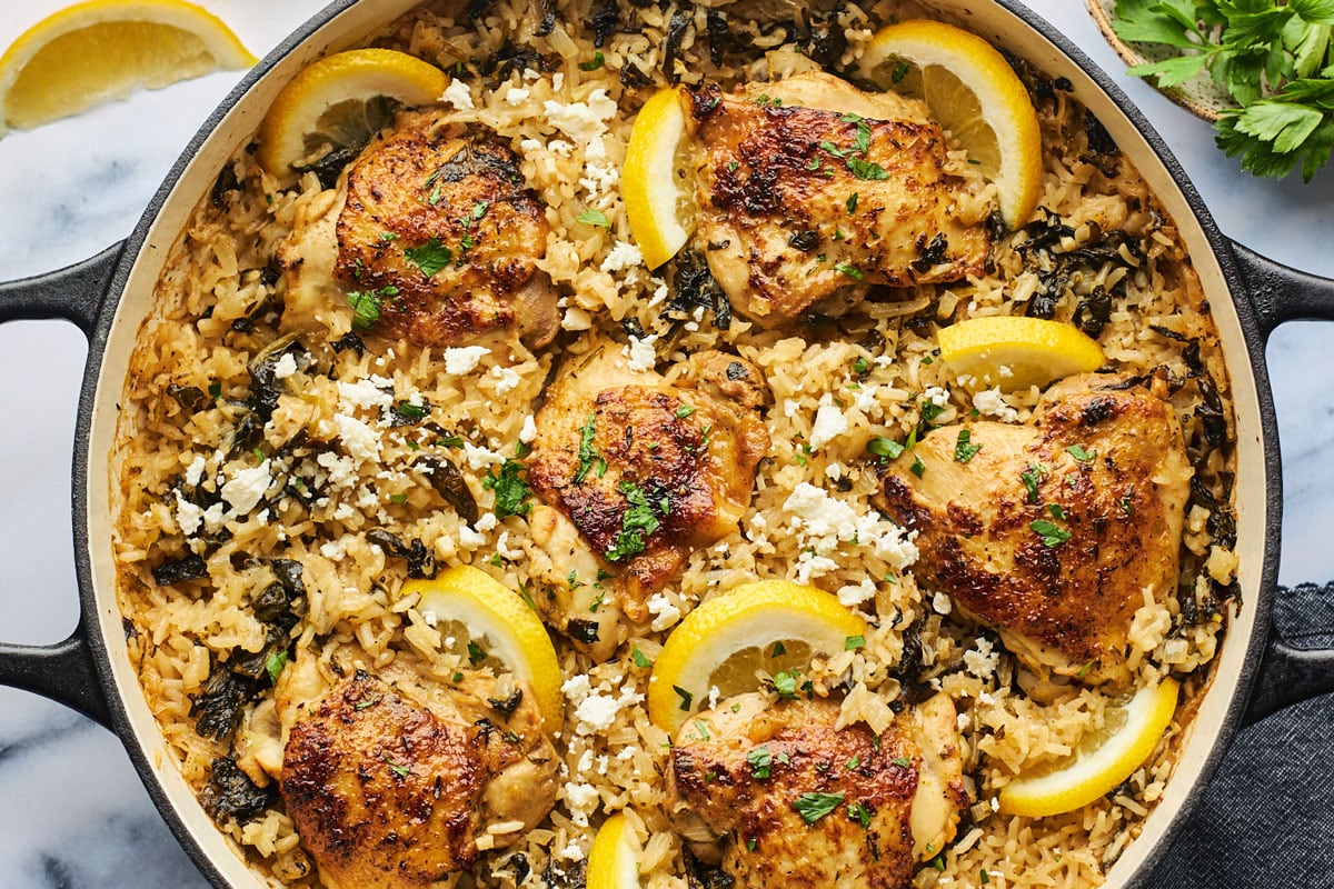 Easy One-Pan Chicken and Rice