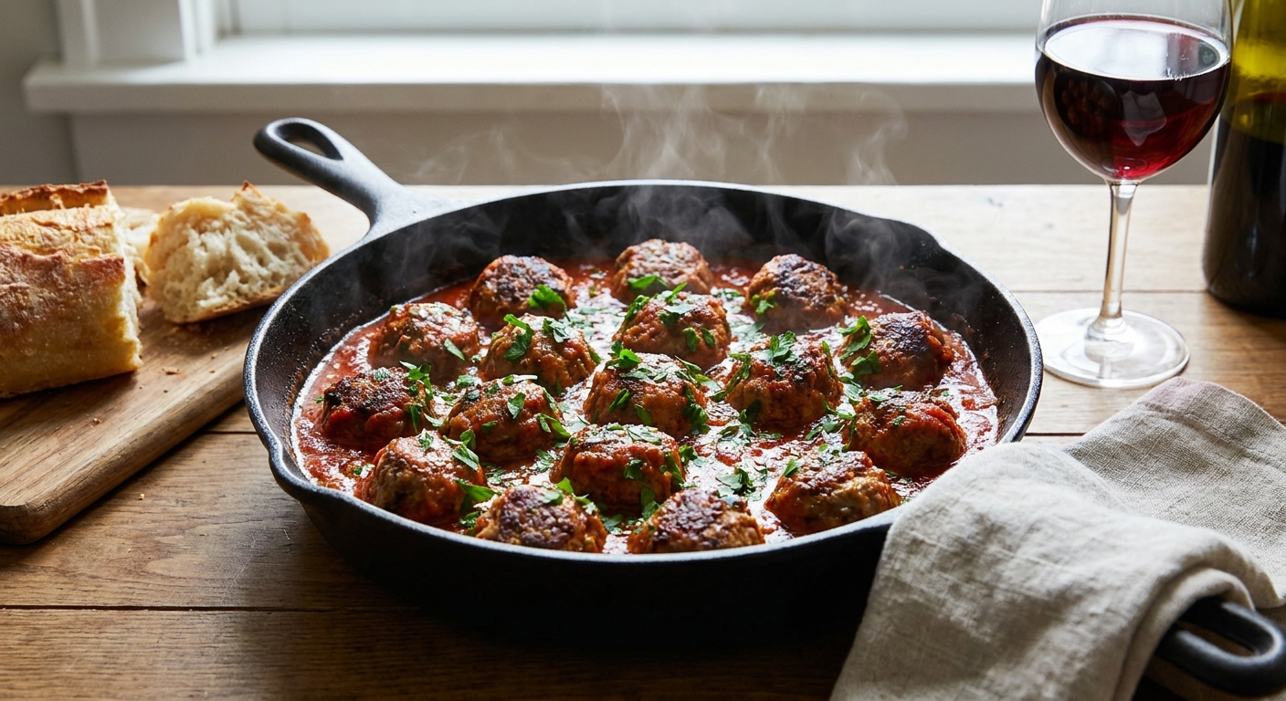 Classic Easy Meatballs (Juicy and Tender)