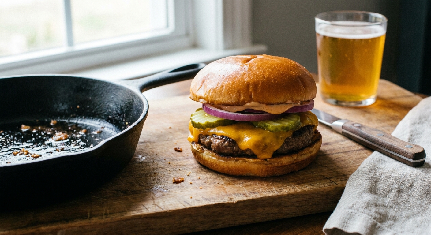 Rustic Homestyle Burger