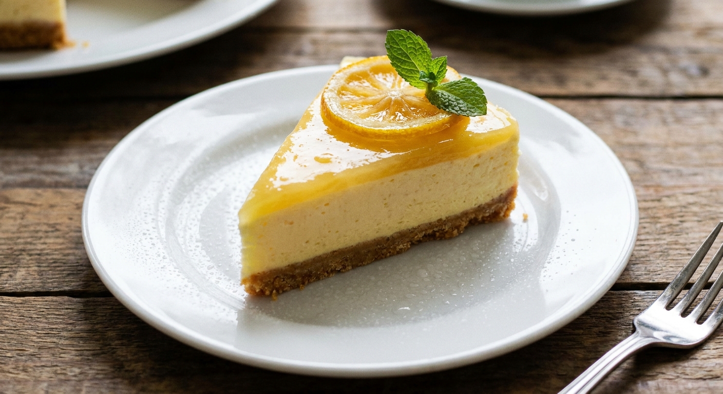 Zesty No-Bake Lemon Cheesecake