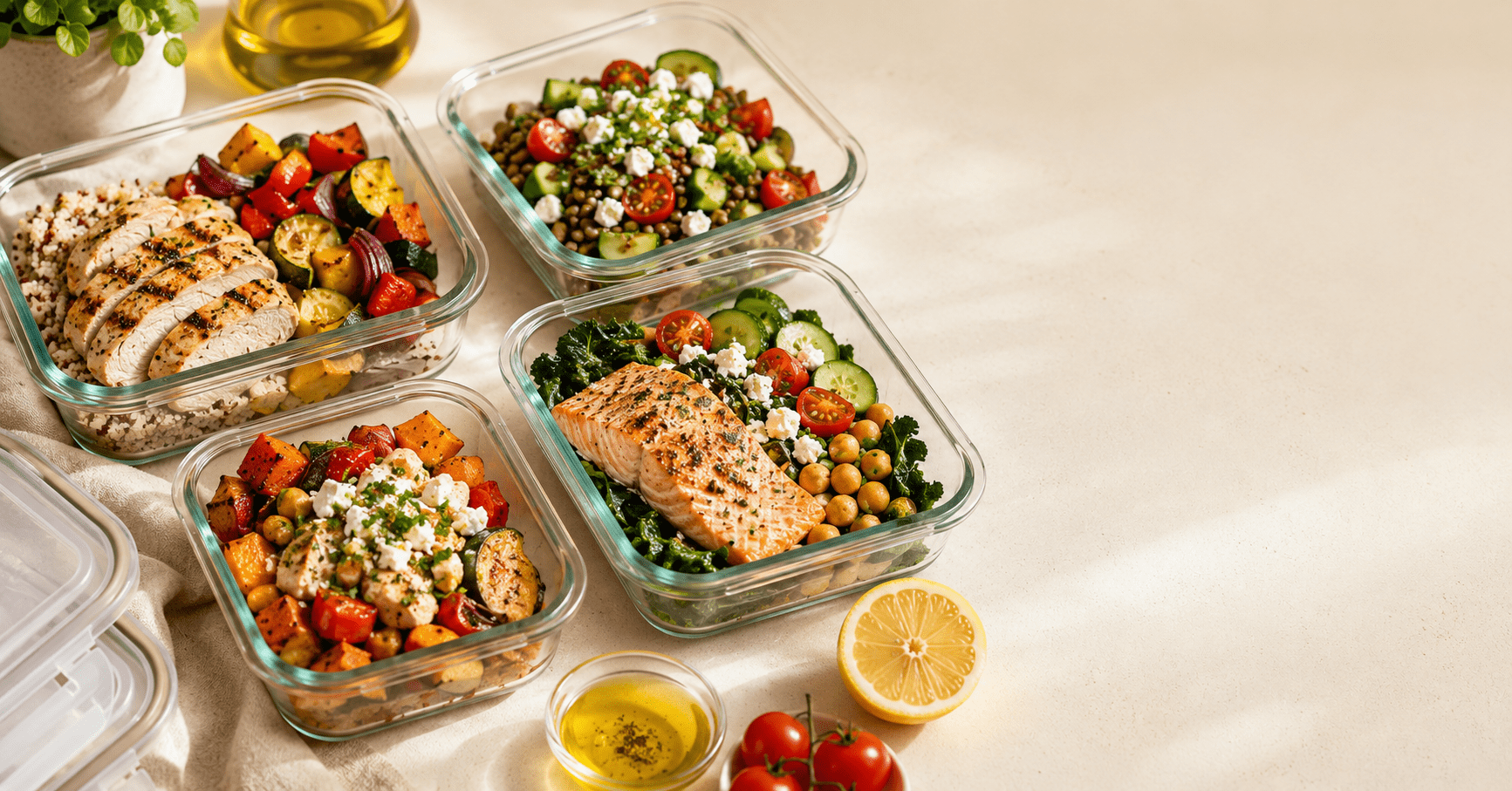 Mediterranean Diet Meal Prep for 7 Days